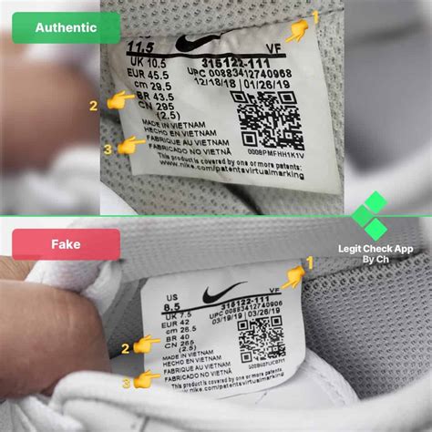 difference between original nike and fake|how to legit check nike.